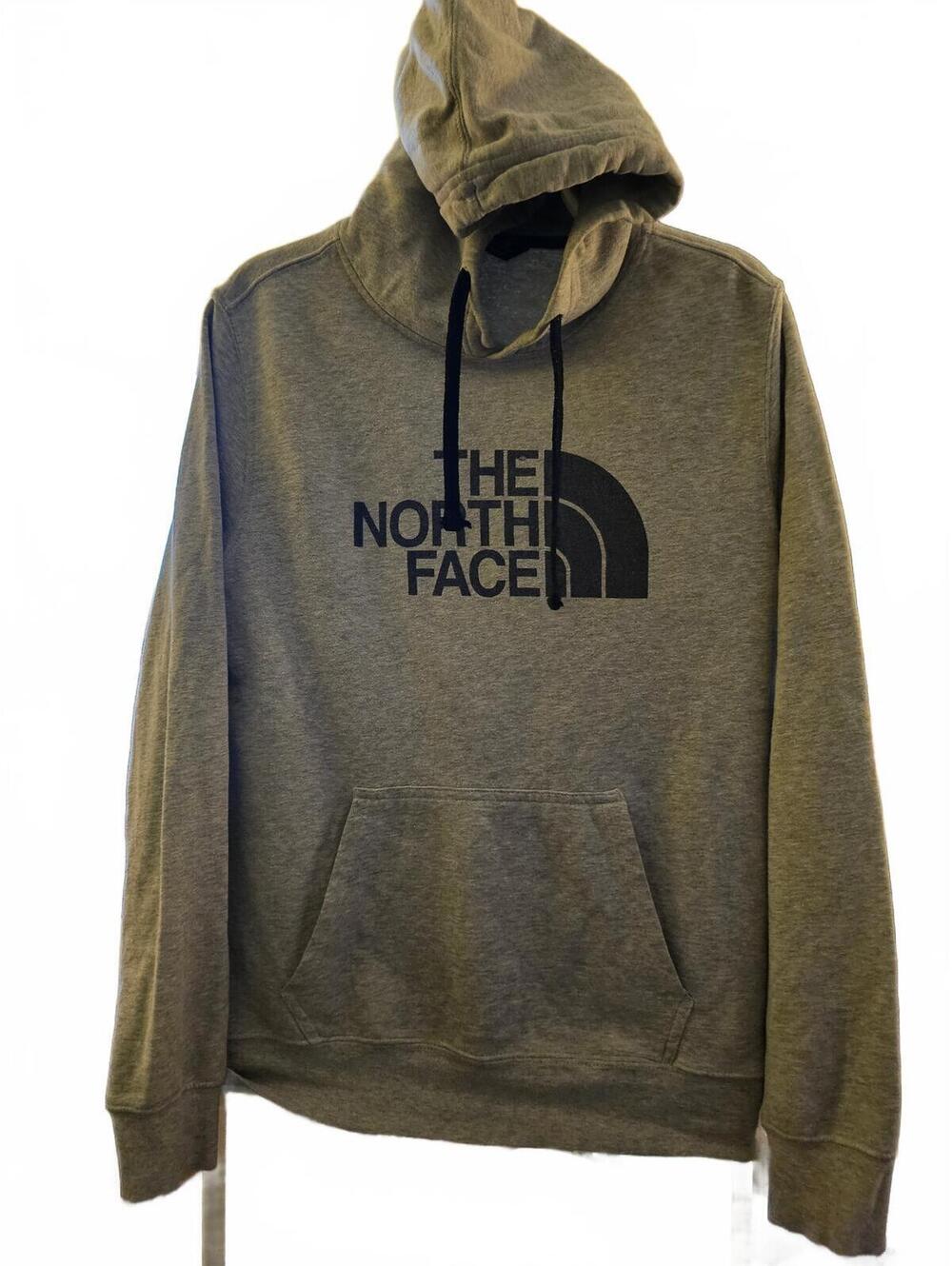 Grey The North Face Hoodie Size Small Mens - EUC